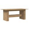 Jídelní stůl dub artisan 180x90x76 cm kompozitní dřevo 855845