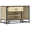 Lavice s botníkem dub sonoma 80x40x53,5 cm kompozit a kovu 849225