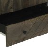 Skříň highboard černá 60x33x100 cm masivní mangovníkové dřevo 4017714