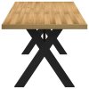 Jídelní stůl NOAIN na nohách ve tvaru X 180x90x75 cm borovice 4100046