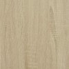 Noční stolek dub sonoma 40x31x50 cm kompozitní dřevo a kov 848711