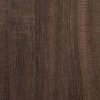 Lavice s botníkem hnědý dub 84x40x53,5 cm kompozit a kovu 849233