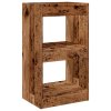 Knihovna / dělicí stěna old wood 40x30x72 cm 856810