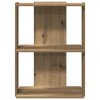 Knihovna se 3 policemi dub artisan 60x30x80 cm kompozit 860264