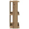 Knihovna se 3 policemi dub artisan 60x30x80 cm kompozit 860264