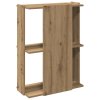 Knihovna se 3 policemi dub artisan 60x30x80 cm kompozit 860264