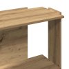 Knihovna se 3 policemi dub artisan 60x30x80 cm kompozit 860264