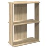 Knihovna se 3 policemi dub sonoma 60x30x80 cm kompozit 860258