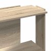 Knihovna se 3 policemi dub sonoma 60x30x80 cm kompozit 860258