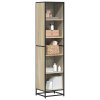 Knihovna dub sonoma 40x35x170,5 cm kompozitní dřevo 849140