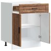 Kuchyňská spodní skříňka "Porto" old wood kompozitní dřevo 853975