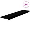 Nášlapy na schody 4 ks světle hnědé 110x25x2 cm masivní dub 3283017