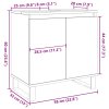 Koupelnová skříňka old wood 58 x 33 x 60 cm kompozitní dřevo 857220