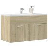 Koupelnová skříňka pod umyvadlo dub sonoma 90 x 38,5 x 46 cm 856213