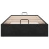 Osmanský rám postele bez matrace černá 90x200 cm samet 3310939