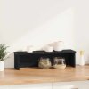 Kuchyňský regál stohovatelný černý 60x15x16 cm kompozit 860501