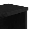 Kuchyňský regál stohovatelný černý 60x15x16 cm kompozit 860501