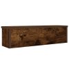 kuchyňské regály stohovatelné 2 pcs kouřový dub 60x15x16 cm 860508