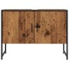 Koupelnová skříňka pod umyvadlo old wood 80x33x60 cm kompozit 857704