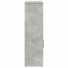 Knihovna betonově šedá 60x24x85 cm kompozitní dřevo 860412