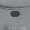 Polohovací křeslo světle šedé textil 4015680