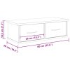 Nástěnná skříňka old wood 60x26x18,5 cm kompozitní dřevo 855858