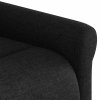 Masážní polohovací křeslo černé textil 4015668