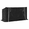 Stojan na palivové dřevo s krytem 200,5x80,5x110,5 cm 4104946