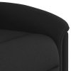 Masážní polohovací křeslo černé textil 4015628