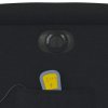 Elektrické masážní polohovací křeslo černé textil 3303186