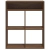 Knihovna hnědý dub 66x31x80 cm kompozitní dřevo 860298