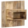 Noční stolek 50x27x50 cm hrubý mangovník 4017522