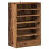 Botník old wood 60 x 35 x 92 cm kompozitní dřevo 856702