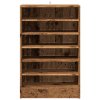 Botník old wood 60 x 35 x 92 cm kompozitní dřevo 856702