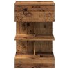 Bedside Cabinets 2 pcs starého dřeva 40x35x65cm dřevotříska 856749