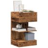 Bedside Cabinets 2 pcs starého dřeva 40x35x65cm dřevotříska 856749