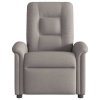 Polohovací křeslo taupe textil 4015623