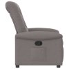 Polohovací křeslo taupe textil 4015623
