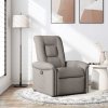Polohovací křeslo taupe textil 4015623