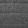 Jídelní židle 4 ks světle šedé textil 246182