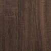 Botník hnědý dub 75 x 38 x 97,5 cm kompozitní dřevo a kov 3300879