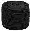 Lodní lano celočerné 10 mm 250 m polypropylen 152509