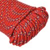 Lodní lano červené 5 mm 250 m polypropylen 152388