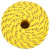 Lodní lano žluté 6 mm 500 m polypropylen 152606