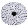 Lodní lano bílé 8 mm 250 m polypropylen 152292