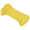 Lodní lano žluté 4 mm 100 m polypropylen 152594