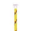 Lodní lano žluté 4 mm 100 m polypropylen 152594