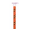 Lodní lano oranžové 12 mm 50 m polypropylen 152671
