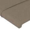 Rám postele bez matrace taupe 180 x 200 cm textil 3125077