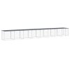 Klec pro kuřata se střechou antracitová 803 x 98 x 90 cm ocel 3189052